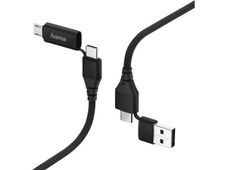 183296 LaadSynchrokabel 4in1USB typeCmicro USBUSBA 15